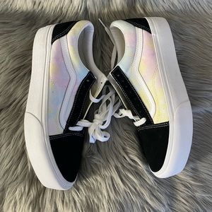 Vans Old Skool Platform Pastel Clouds Size 10